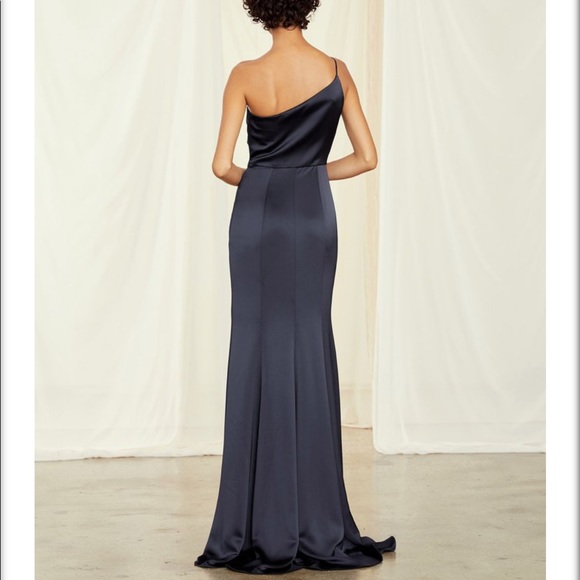 AMSALE KAIA Formal Gown Satin GB132S Rose Quartz - Picture 3 of 9